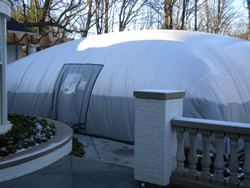 custom inflatable work dome
